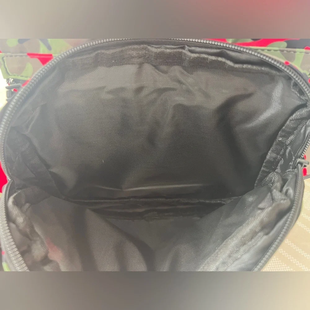 Badgley Mischka Pink Camo Nylon Backpack - Picture 3 of 10